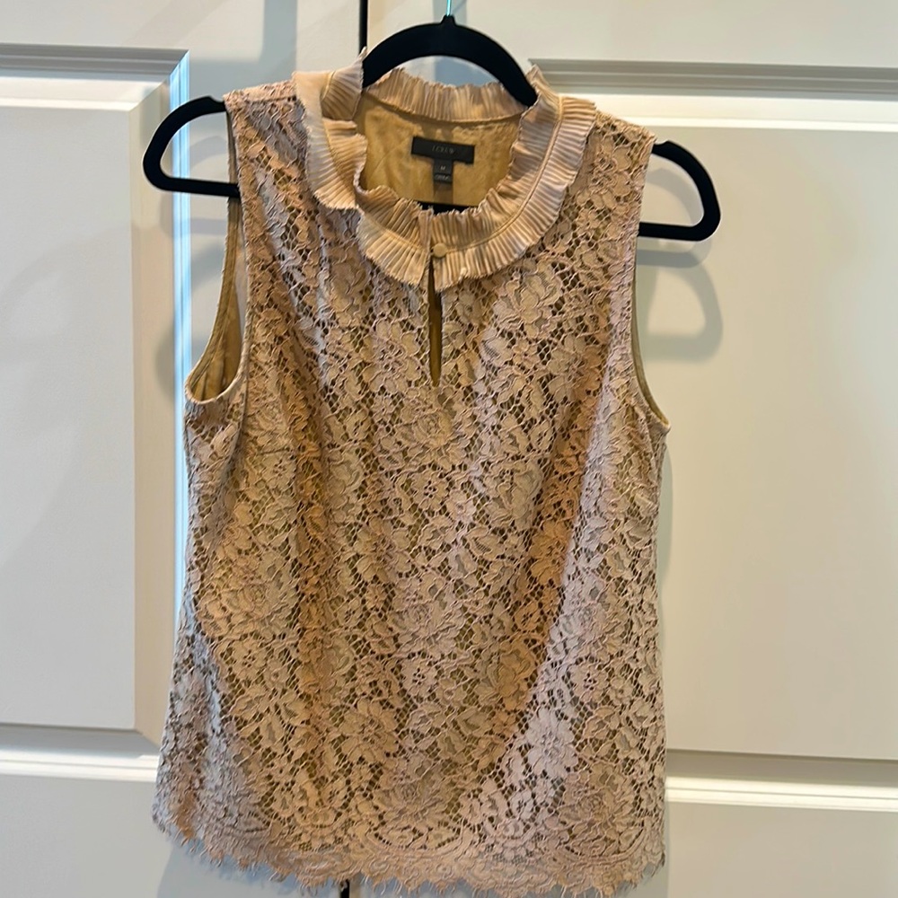 Jcrew Lace Shell